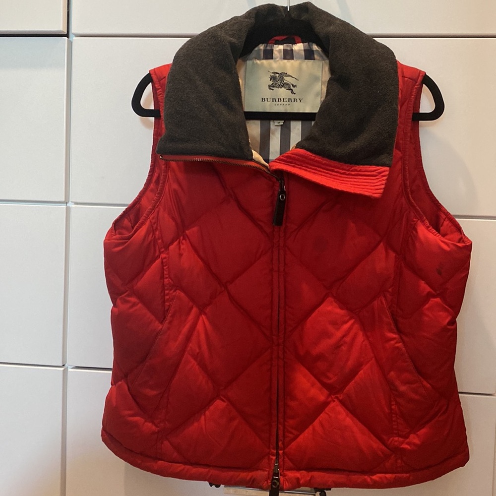 Rare Burberry London Puffer Vest